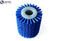 Customized Special Industrial  Cylindrical Roller Brush , Spiral Brush For Dusting Customized Color