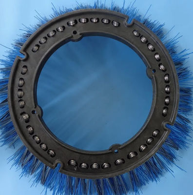 Poly Wire Bristle Mixture Johnston 2000 Sweeper Side Front Brush