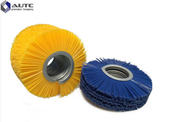 Customized Flexible Industrial Spiral Wire Brush , Nylon Spring Brush Steel Copper
