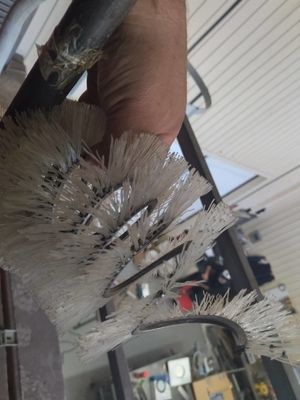 2500mm Length Flexible Industrial Cleaning Spiral Brush 1 Mm PP Bristle