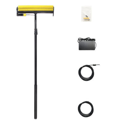 Photovoltaic  Solar Panel Rotary Cleaning Robot Brush Outlet Manual Rotating Electric Water / Dry Roller