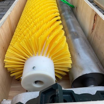Belt Cleaning V-Shaped Spiral Nylon Brush Roller