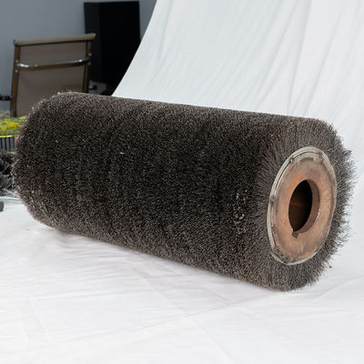 Industrial Rotary Cleaning Brush For Machine Polishing Rolling Mills Coil Treatment