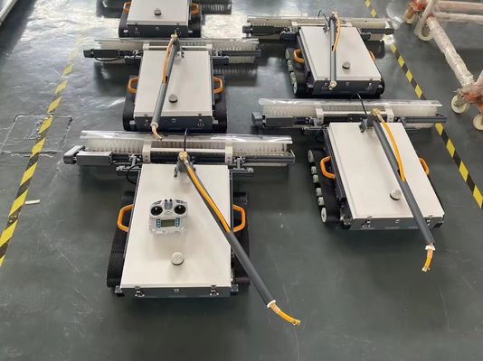 Autonomous Industrial Solar Panel Energy Dry Cleaning Robot Rotary Brush Machine Washing Product Equipment Cleaner