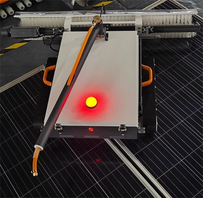 Autonomous Industrial Solar Panel Energy Dry Cleaning Robot Rotary Brush Machine Washing Product Equipment Cleaner