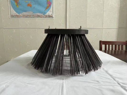 Gutter Broom Road Sweeper Side Brush With Steel Wire