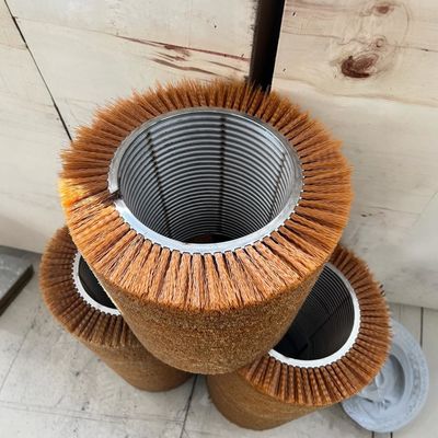 Sprial Rotary Inward Cleaning Inside Ring Inner SS Brass Spiral Wound Coil Brushes