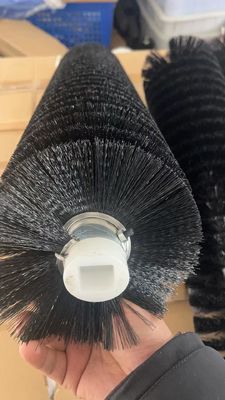 Soft Nylon Sift Powder Filter Powder Conveyor Belt Cleaning Brush Roller