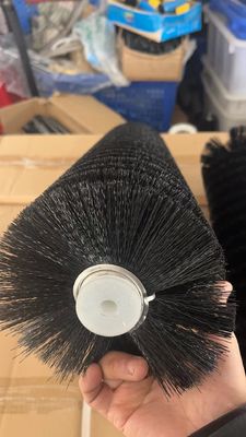 Soft Nylon Sift Powder Filter Powder Conveyor Belt Cleaning Brush Roller