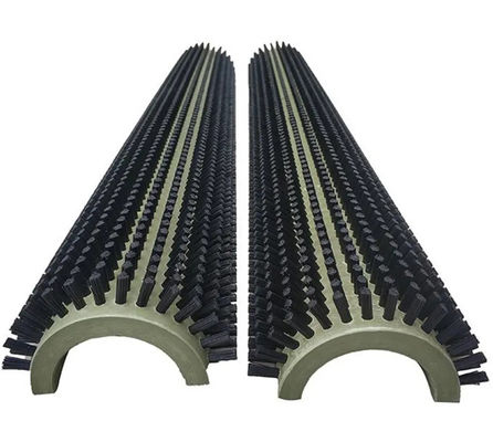 Split Cylinder Roller Brush For Cleaning And Polishing