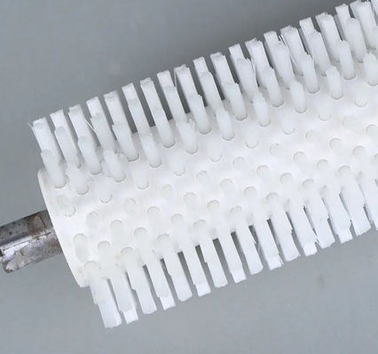 Industrial Motorized Rotary Sweeping Conveyor Belt Cleaner Polishing Grinding Function Roller Brushes