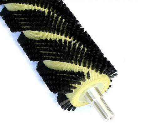 Industrial Motorized Rotary Sweeping Conveyor Belt Cleaner Polishing Grinding Function Roller Brushes