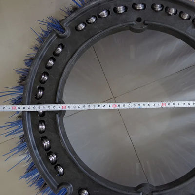 Poly Wire Bristle Mixture Johnston 2000 Sweeper Side Front Brush