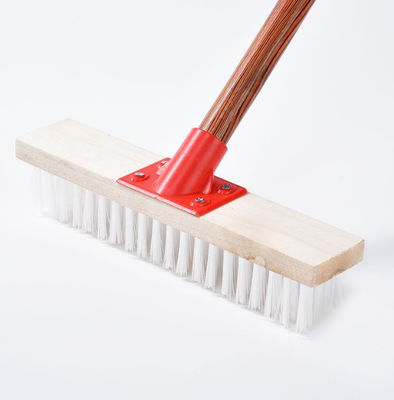 Wooden Handle Nylon Floor Brush Floor Cleaning Bathroom Kitchen Carpet Cleaning Brush