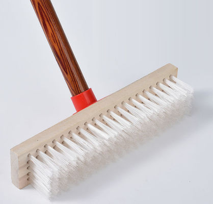 Wooden Handle Nylon Floor Brush Floor Cleaning Bathroom Kitchen Carpet Cleaning Brush