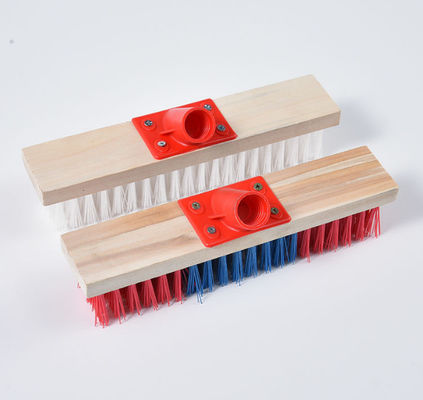 Wooden Handle Nylon Floor Brush Floor Cleaning Bathroom Kitchen Carpet Cleaning Brush