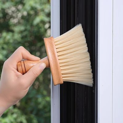 Multifunctional Gap Cleaning Wooden Dust Brush Soft Bristles Keyboard Clean Brush