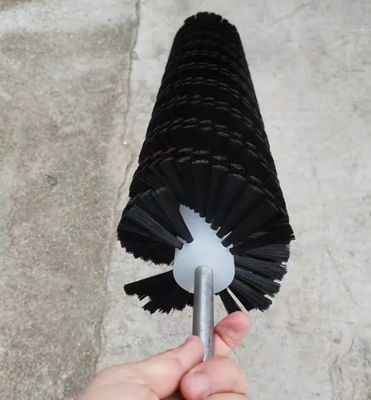 Industrial Cleaning Nylon Abrasive Wire Small Dust Removal Bristle Hollow Round Brush Roller Brush