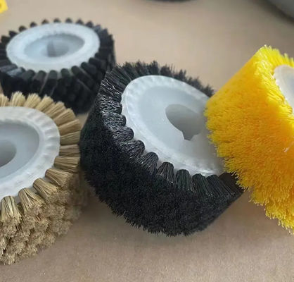 Industrial Cleaning Nylon Abrasive Wire Small Dust Removal Bristle Hollow Round Brush Roller Brush