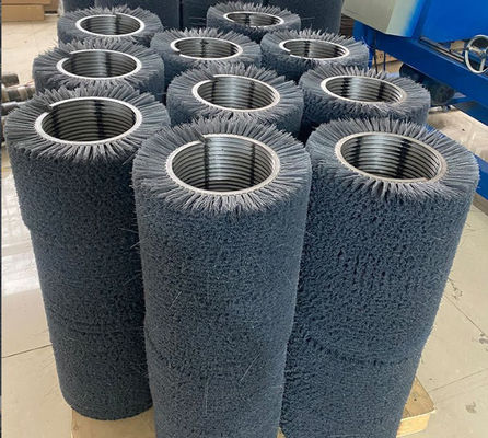 Steel Plate Rust Removal And Deburring Steel Wire Brush Roller