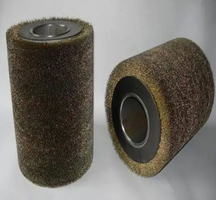 Polishing Metal Stainless Steel Wire Brush Drum 200mm Diameter for Surface Grinding