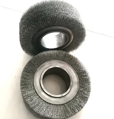 Polishing Metal Stainless Steel Wire Brush Drum 200mm Diameter for Surface Grinding