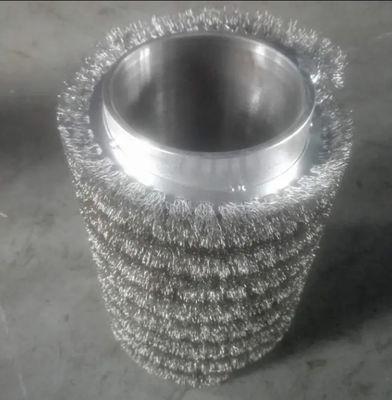Stainless Steel Wire Brush Roller for Petroleum Pipeline Cleaning