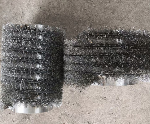 Stainless Steel Wire Brush Roller for Petroleum Pipeline Cleaning