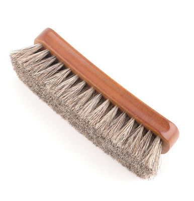 Shoe Cleaner 100% Natural Wooden Horsehair Shine Shoe Brush Clothing Brush