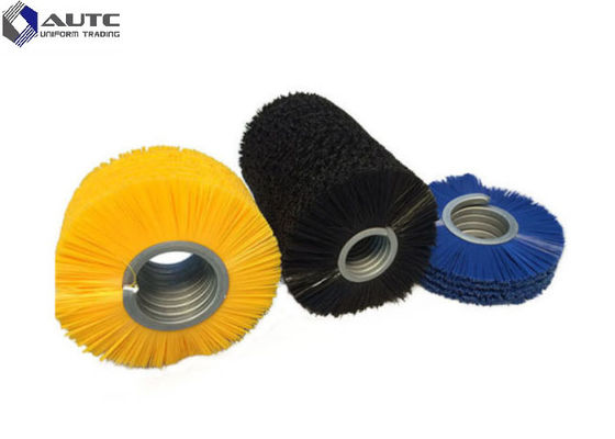 Customized Flexible Industrial Spiral Wire Brush , Nylon Spring Brush Steel Copper