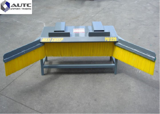 Flexible Forklift Brush Sweeper Industrial Cleaning Broom Outdoor Push Brush