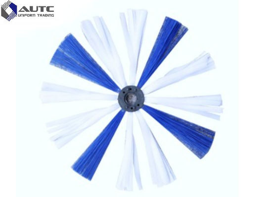 Truck Guardrail Cleaning Brush , Fence Cleaning Brush Highway Gray White