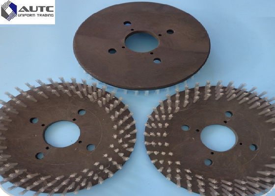 Polypropylene Rotary Carpet Scrubbing Brush , Stripping Carpet Shampoo Brush,Silicon Carbide Around Abrasive Wire Polish