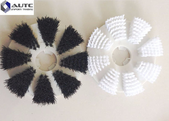 Car Shampoo Floor Cleaning Machine Brush Carpet Customized Size White Yellow