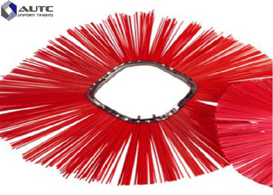 Road Sweeper Wafer Brush , Rotating Snow Brush Convoluted Wavy Ring Durable