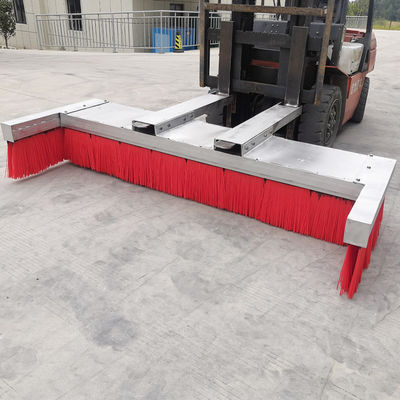 New Style Outside Forklift Attachment Road Sweeping Brush Larger Wings Truck Forklift Attachment Broom