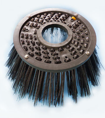 400*100mm Steel Wire Rotary Side Brush For Johnston Sweeper Steel Wire Gutter Broom Side Broom
