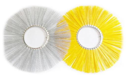 1.5mm Thickness Steelwire Convoluted Microfiber Sweeper Roller Brush