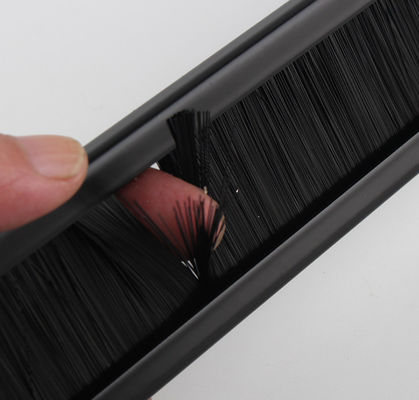 PP Network  Cabinet Anti Static Dustproof Metal Channel Strip Brushes