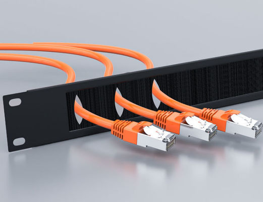 PP Network  Cabinet Anti Static Dustproof Metal Channel Strip Brushes