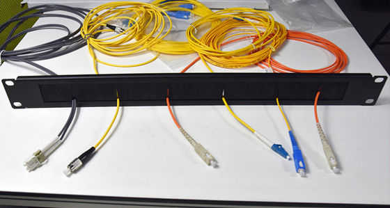 PP Network  Cabinet Anti Static Dustproof Metal Channel Strip Brushes