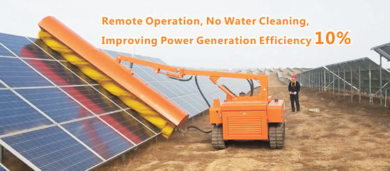 Cleaning Vehicle Solar Plate Cleaning Machine For Photovoltaic Power Station