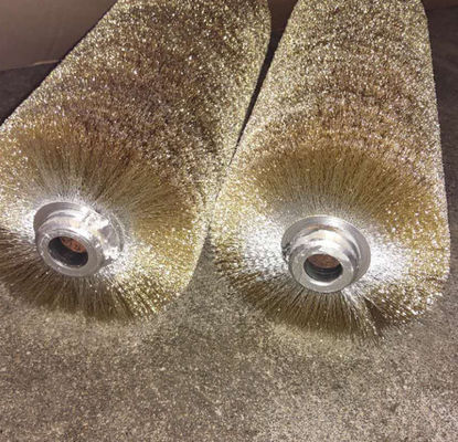 50mm Diameter Wire Drawing Machine Derusting Wire Brush Roller