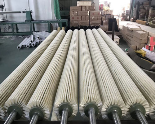 Nylon Cleaning Brush Roller Spiral Winding PP Brush Roller  Industrial Brush Rod