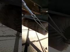 برس سیلندری نایلون برای پردازش مواد غذایی، جارو کردن جاده ها، تمیز کردن کانویر